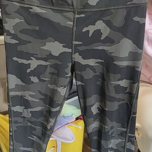 Athleta  Gray Camo Leggings